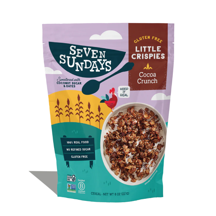 Seven Sundays Cocoa Crunch Little Crispies Cereal - Front view