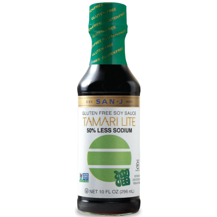 San-J Tamari Lite Soy Sauce, 50% Less Sodium, 10 fl. oz.