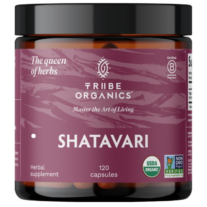 Tribe Organics Shatavari - Front view