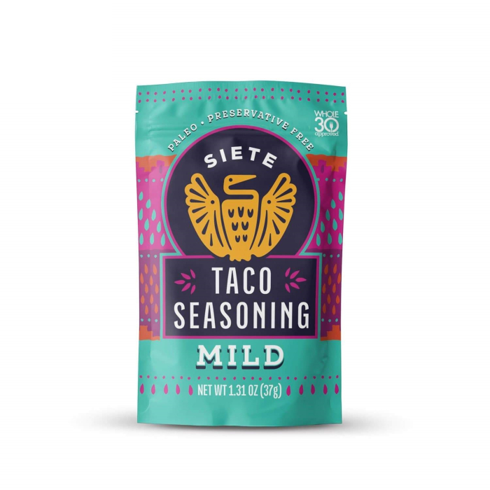 Siete Mild Taco Seasoning, 1.31 oz.