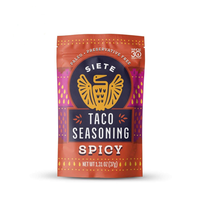 Siete Spicy Taco Seasoning, 1.31 oz.