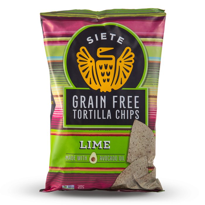 Siete Lime Grain Free Tortilla Chips, 5 oz.