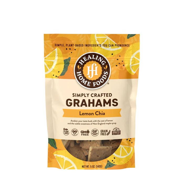 Healing Home Foods Simply Crafted Lemon Chia Grahams 5 oz.