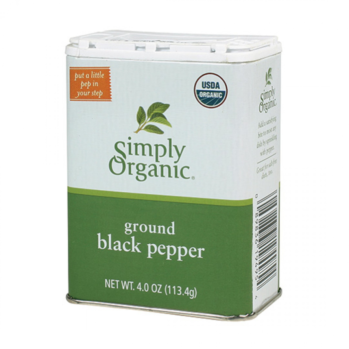 Simply Organic Black Pepper, 4 oz.