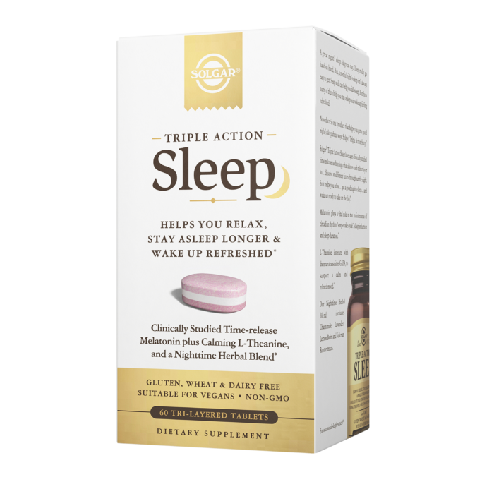 Solgar Triple Action Sleep Tri-Layer Tablets