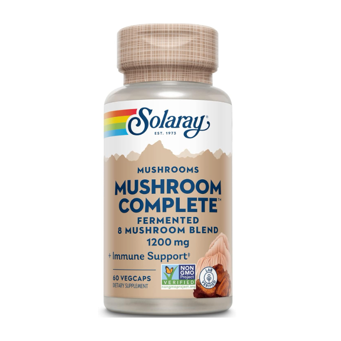 Solaray Fermented Mushroom Complete, 60 Capsules