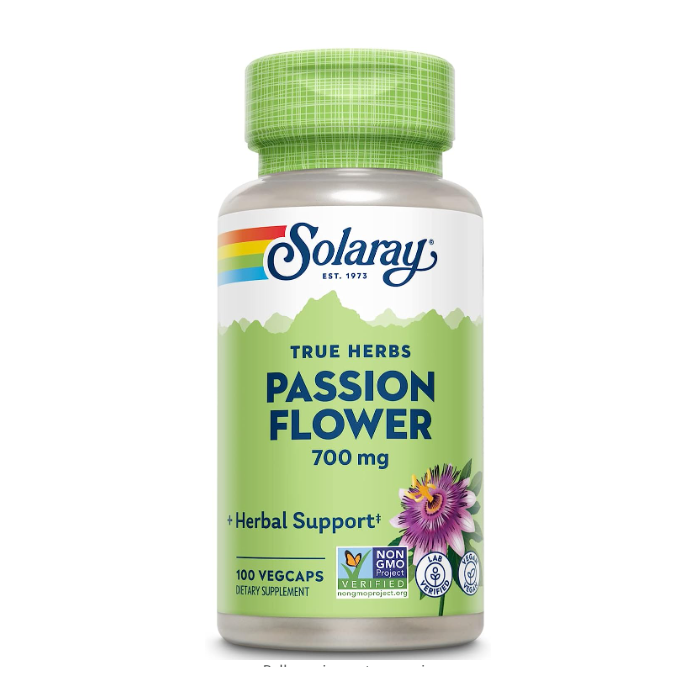 Solaray Passion Flower, 350 mg, 100 Capsules