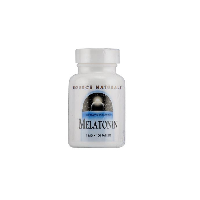 Source Naturals Melatonin 1 mg, 100 Tablets