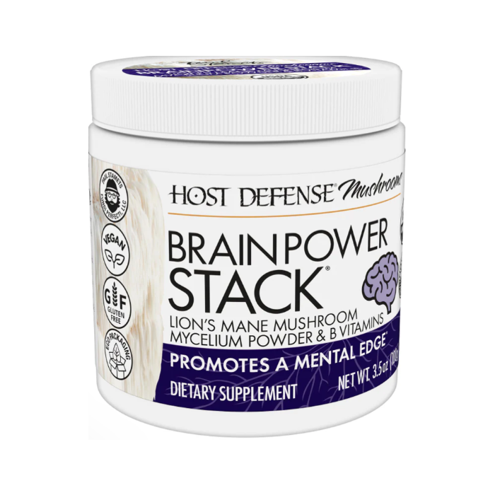 Host Defense BrainPower Stack Powder - Front view