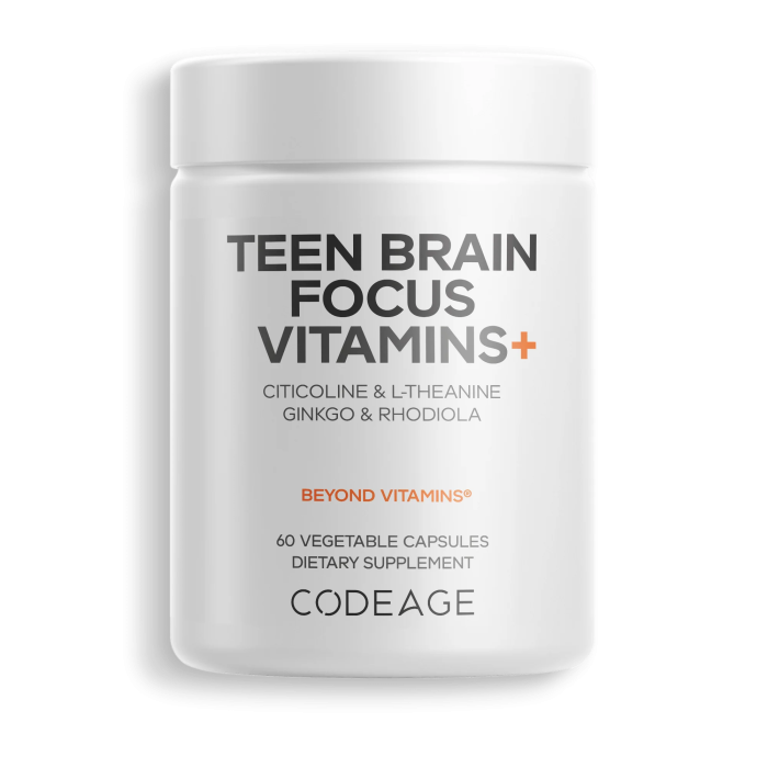 Codeage Teen Brain Focus Vitamins+ - Front view