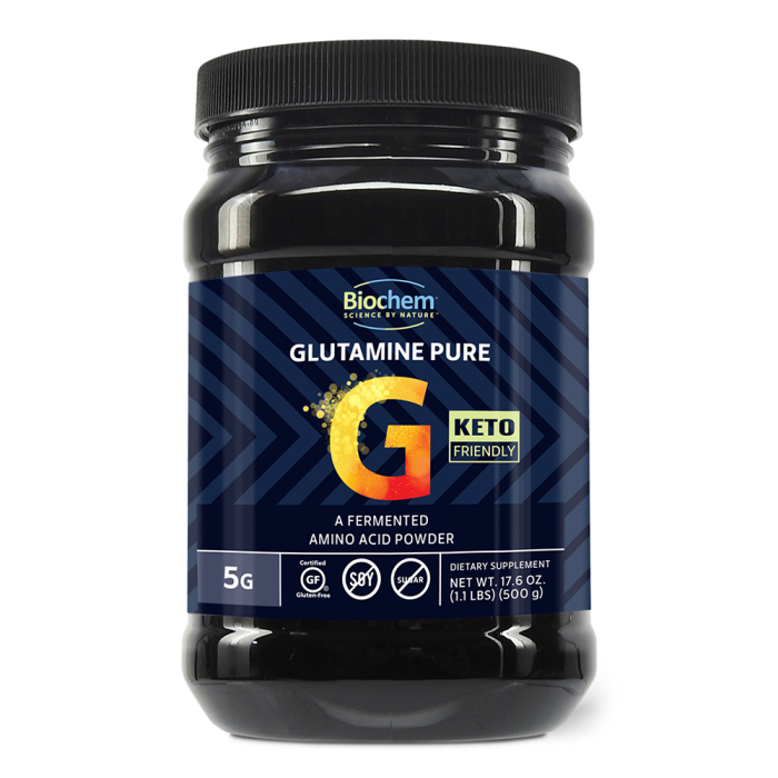 Biochem Glutamine Powder - Front view