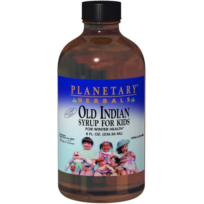 Planetary Herbals Old Indian Syrup for Kids - Front view