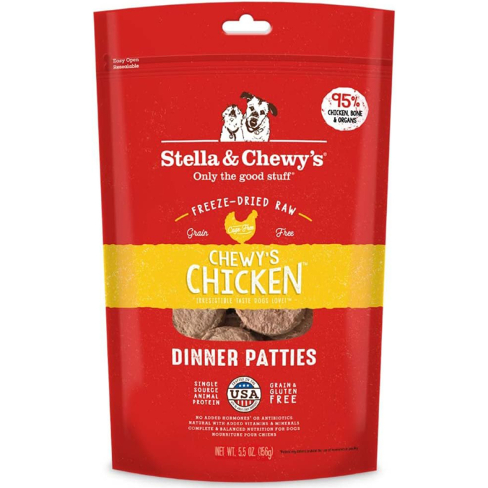 Stella & Chewy's Freeze-Dried Chicken Patties - Front view