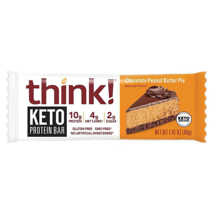 Think! Keto Chocolate Peanut Butter Pie Protein Bar