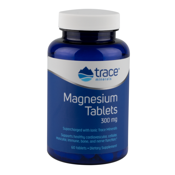 Trace Minerals Magnesium Tablets, 60 Tablets