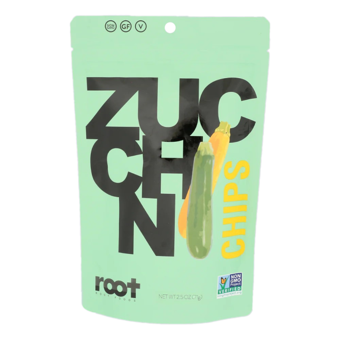 Root Foods Zucchini Chips - Front view