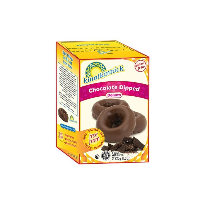 Kinnikinnick Chocolate Dipped Donuts