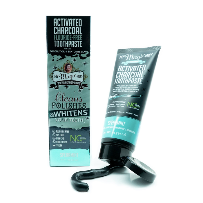 My Magic Mud Activated Charcoal Toothpaste Spearmint 4 oz.