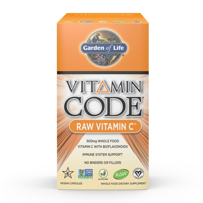 Garden of Life Vitamin Code RAW Vitamin C, 60 Capsules