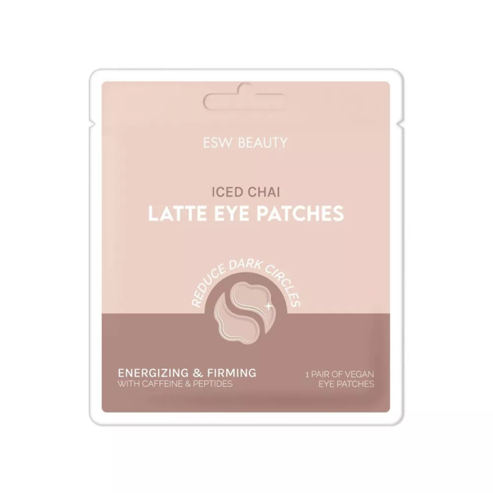 ESW Beauty Iced Chai Latte Energizing & Firming Eye Patches - Front view