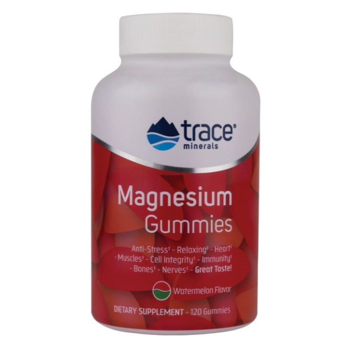 Trace Minerals Magnesium Gummies, Watermelon