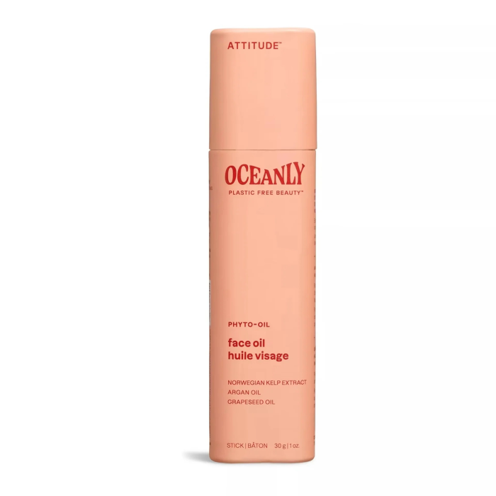 Attitude Oceanly Phyto-Oil Dry Nourishing Face Oil with Argan Oil - Front view