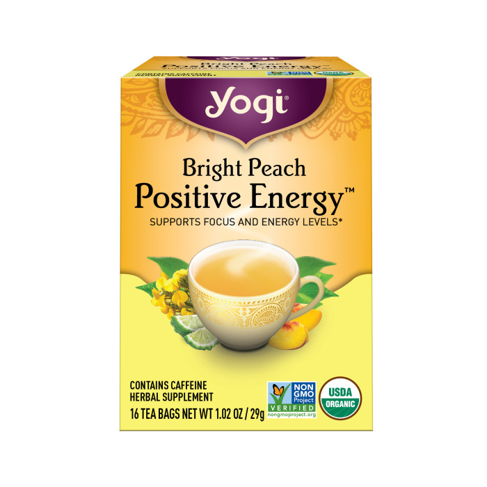 Yogi Tea Peach Bergamot Bright Day, 16 Tea Bags