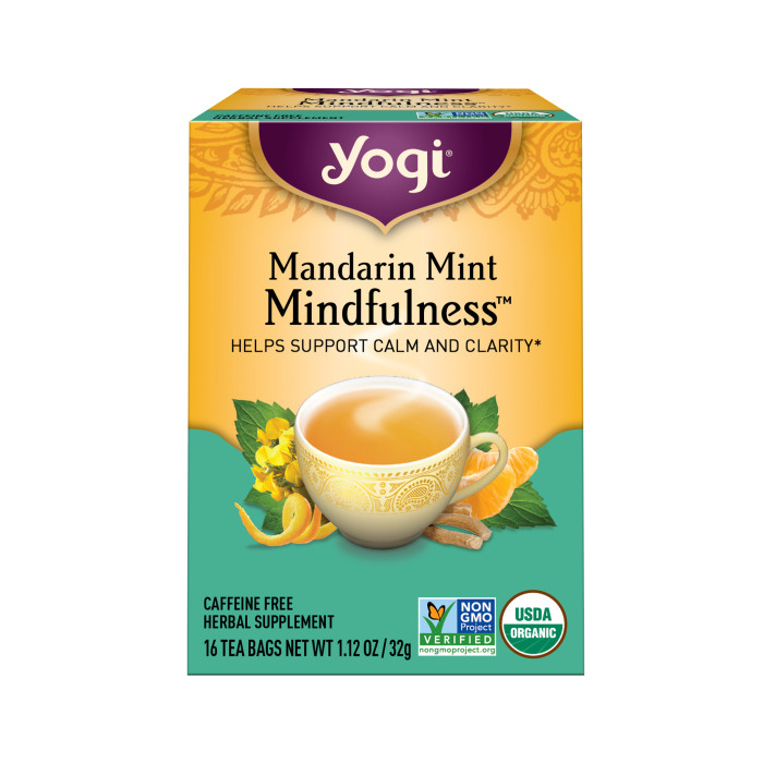 Yogi Tea Mandarin Mint Mindfulness Caffeine Free - Main