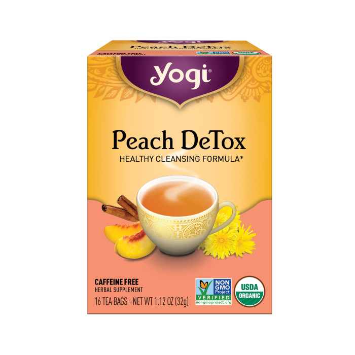 Yogi Tea Peach DeTox, 16 Tea Bags