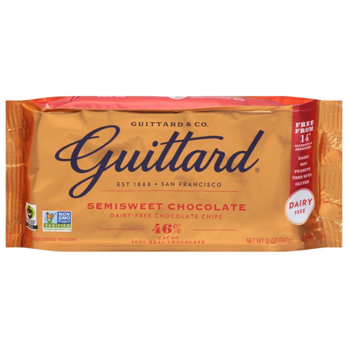 Guittard SemiSweet Chocolate Baking Chips - Front view