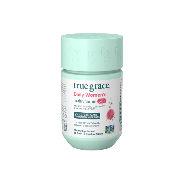 True Grace Daily Women's 50+ Multivitamin - Front view