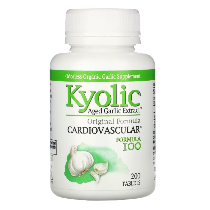 Kyolic Formula 100 Aged Garlic Yeast Free - Front view